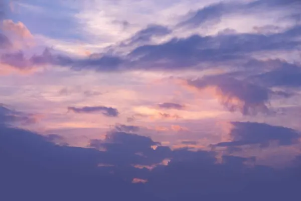 beautiful sunset, pink and purple sky with gradients, dark clouds, concept transcendence, seasonal change of weather, Idyllic evening, Heaven and infinity