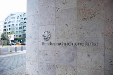 Hükümet Bundesnachrichtendienst, BND binası, Alman Federal Servis Dış İstihbarat Ajansı, Ulusal Güvenlik, Berlin - 20 Ağustos 2024