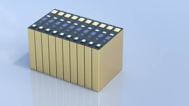 LFP hücresi, NMC Prismatik piller elektrikli araçlar için, Sürdürülebilir Enerji Çözümleri, Enerji Depolama Yenilikleri, 3D görüntüleme