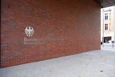 Hükümet Bundesnachrichtendienst, BND binası, Alman Federal Servis Dış İstihbarat Ajansı, Ulusal Güvenlik, Berlin - 20 Ağustos 2024