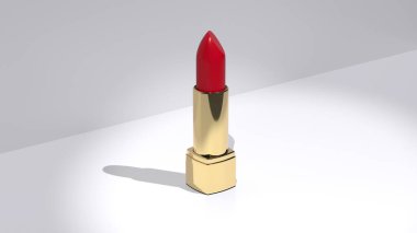 Moda ruj, tırtıklı parfüm şişesi maketi, parfüm markalaştırma projeleri ve ürün konsept sunumları için uygun, bayram veya özel durum pazarlama için ideal, 3D görüntüleme 