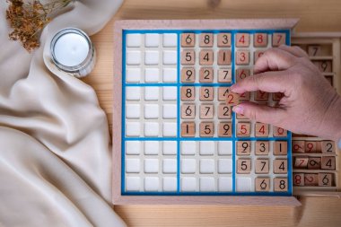 Kadınların ellerini dikkatlice Sudoku yapbozuna yerleştirirken, yaşlı insanlar meydan okuyucu bulmacalara, zihinsel uyarımlara ve klasik oyunların sağladığı zevklere, beyin sağlığına daldılar.