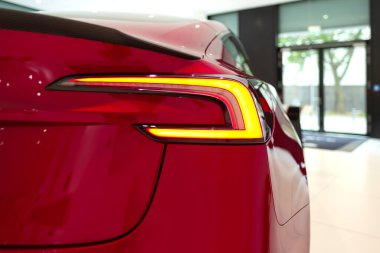 Hyundai Ioniq 5 'in arabası. Elektrikli araç detayı. Otomotiv endüstrisi. performans teknolojisi yeniliği, araba sürmenin geleceği, EV Avrupa, Frankfurt - 13 Aralık 2023 