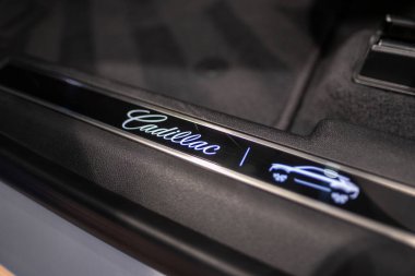 Tesla model 3 Highland facelift, sürücü koltuğu, gösterge paneli, navigasyon, sürücü güvenliği, çevre aracı, Frankfurt, Almanya - 28 Haziran 2025 