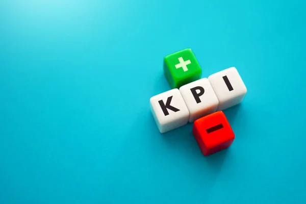 Увеличение Снижение Kpi Ключевые Показатели Эффективности Эффективность Эффективность Достижении Цели — стоковое фото