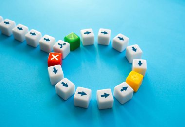 Make an ethical decision to achieve the target. Moral choice for same outcome. Regardless of the decision, accomplish the goal and successfully complete the task. Planning and strategy. Lead the way