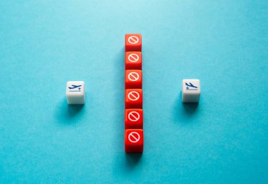 Uçuş yasağı. Kısıtlamalar, hava sahasına girme iznini reddetme. İptal. Yaptırımlar. Uçuş bölgesi yok. Uçuş lisansını durdurun. Havaalanının teknik ve kötü hava koşulları nedeniyle kapatılması