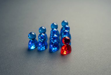 Lider tarafından yönetilen bir takım. Liderlik kavramı. İşbirliği ve takım çalışması.