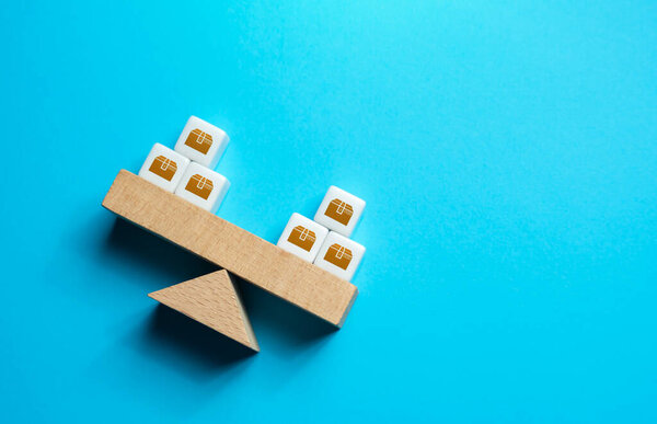 Trade balance and profitability of economic relations stability. Analysis of goods and services exchanged globally.