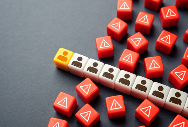 Overcome difficulties and lead your team out of turbulence. Leading followers out of problems. Successfully pass the tests. Head the movement to overcome the crisis. Trust and leadership.