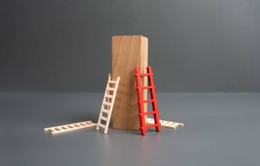 Başarının zirvesine çıkmak için çabalar ve yollar. Amacına ulaşmak için en iyi yolu bulana kadar deneme, deneme ve deneme konsepti. Reklamcılık, pazarlama ve hedef alma.