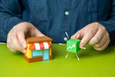 Kar etmek için iş yapmak. Yatırım, mali büyüme, gelir artışı, iş başarısı, karlılık, sonuç elde etme, yatırım verimliliği