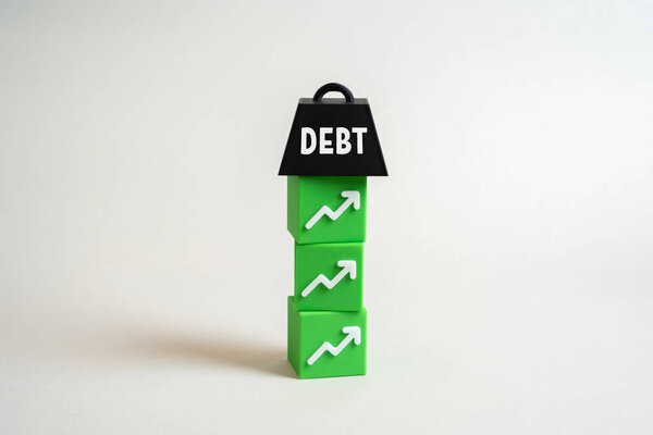 The high tax burden puts pressure on economic growth and investment. Concept of fiscal policy, government regulation, business challenges, and economic reform. Symbol of financial stress in enterprise