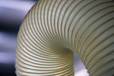 Klima için esnek PUR antistatik emme hortumu, arka plan esnek hortumu, endüstriyel havalandırma.