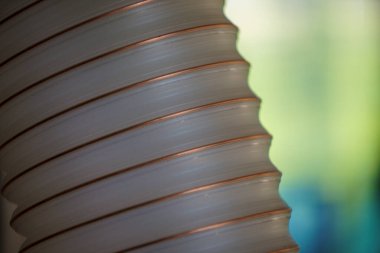 Klima için esnek PUR antistatik emme hortumu, arka plan esnek hortumu, endüstriyel havalandırma.