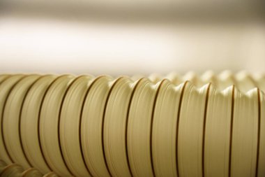 Klima için esnek PUR antistatik emme hortumu, arka plan esnek hortumu, endüstriyel havalandırma.