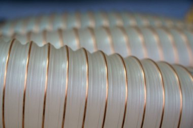 Klima için esnek PUR antistatik emme hortumu, arka plan esnek hortumu, endüstriyel havalandırma.