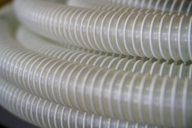 Klima için esnek PUR antistatik emme hortumu, arka plan esnek hortumu, endüstriyel havalandırma.