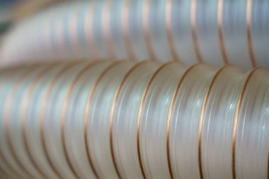 Klima için esnek PUR antistatik emme hortumu, arka plan esnek hortumu, endüstriyel havalandırma.