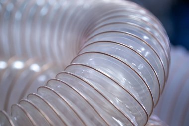 Klima için esnek PUR antistatik emme hortumu, arka plan esnek hortumu, endüstriyel havalandırma.