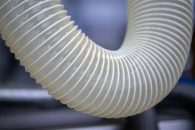 Klima için esnek PUR antistatik emme hortumu, arka plan esnek hortumu, endüstriyel havalandırma.