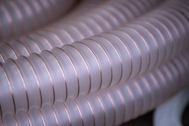 Klima için esnek PUR antistatik emme hortumu, arka plan esnek hortumu, endüstriyel havalandırma.