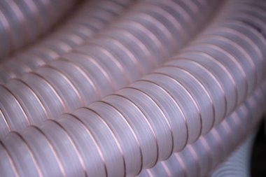 Klima için esnek PUR antistatik emme hortumu, arka plan esnek hortumu, endüstriyel havalandırma.