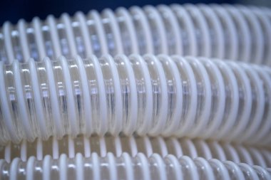 Klima için esnek PUR antistatik emme hortumu, arka plan esnek hortumu, endüstriyel havalandırma.