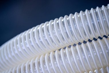 Klima için esnek PUR antistatik emme hortumu, arka plan esnek hortumu, endüstriyel havalandırma.