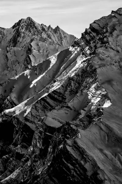 Himalaya Hermosa Imagen Icónica Del Paisaje Las Montañas Más Altas — Foto de Stock