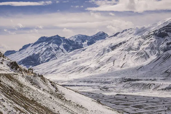 Himalaya Hermosa Imagen Icónica Del Paisaje Las Montañas Más Altas —  Fotos de Stock