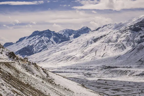 Ιμαλάια Όμορφη Εικονική Τοπίο Εικόνα Από Υψηλότερα Βουνά Στον Κόσμο Εικόνα Αρχείου