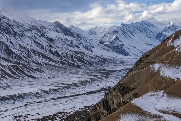 Himalaias Bela Paisagem Icônica Foto Das Montanhas Mais Altas Mundo Imagens De Bancos De Imagens Sem Royalties