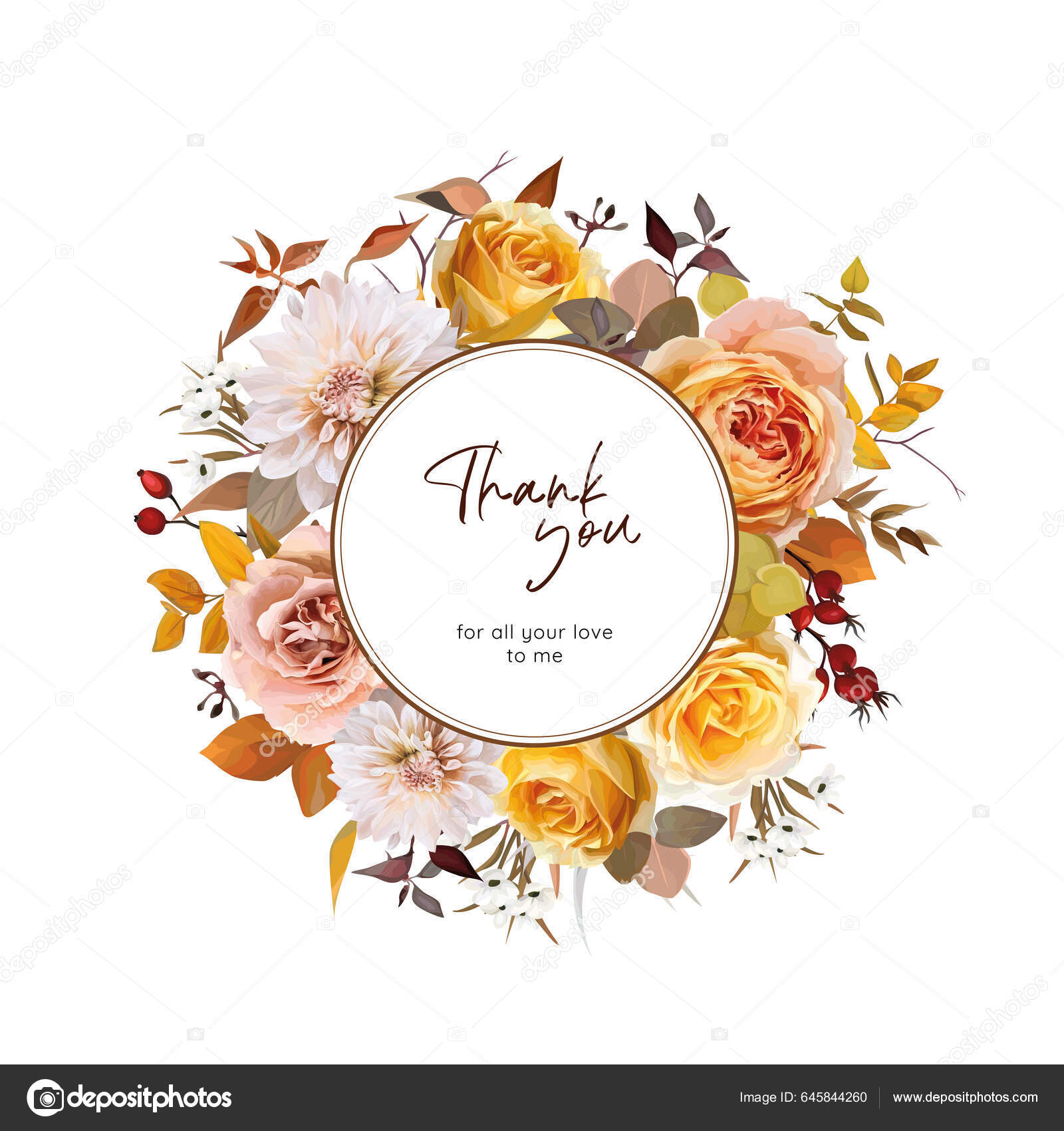 추수감사절 감사합니다 주세요 꽃다발 화환을 피운다 색깔의 노란색 수선화 힐리아 스톡 벡터 - ©alewiena 645844260, image size:1600x1700