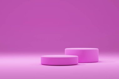 En az olay yeri. Asgari 3D görüntüleme. 3D tasvir. Podyum sahne kaidesi ya da platformu. Podyum ve soyut arkaplanı olan en küçük sahne. Geometrik şekilli sahne.