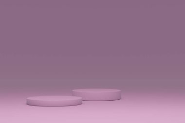 En az olay yeri. Asgari 3D görüntüleme. 3D tasvir. Podyum sahne kaidesi ya da platformu. Podyum ve soyut arkaplanı olan en küçük sahne. Geometrik şekilli sahne.