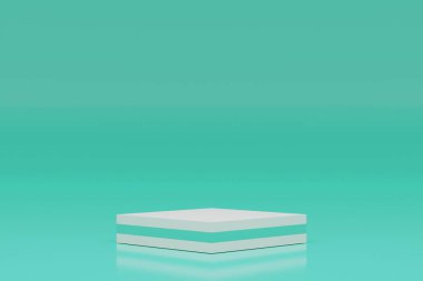 Set of 3d cylinder pedestal podium. Cylindrical scene.Empty showcase. Minimal 3d rendering. Scene with geometrical forms. Abstract background. Abstract scene background.