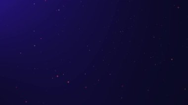 Menekşe parçacıkları hareket ederken koyu renkli arkaplan