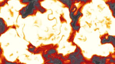 ateş alevleri, beyaz arka planda izole edilmiş, 3 boyutlu illüstrasyon, bilgisayar oluşturma