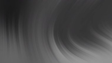 Koyu gri tonlarda düz çizgiler ve ince dairesel gradyan hareketle soyut sıvı döngü arkaplan animasyonu