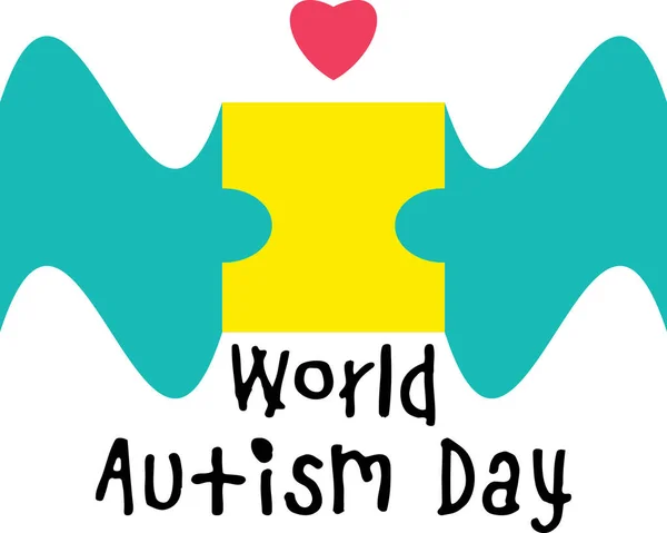 Иллюстрация Всемирному Дню Аутизма — стоковое фото