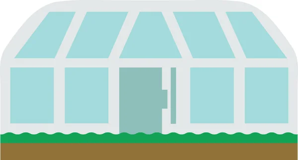 stock image Greenhouse Flat Art Illustration