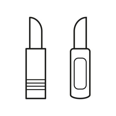 Ruj simgeleri. İşaret sembolleri koleksiyonu, web siteleri için basit simge, web tasarımı, mobil uygulama, beyaz arkaplan üzerindeki bilgi grafikleri. 