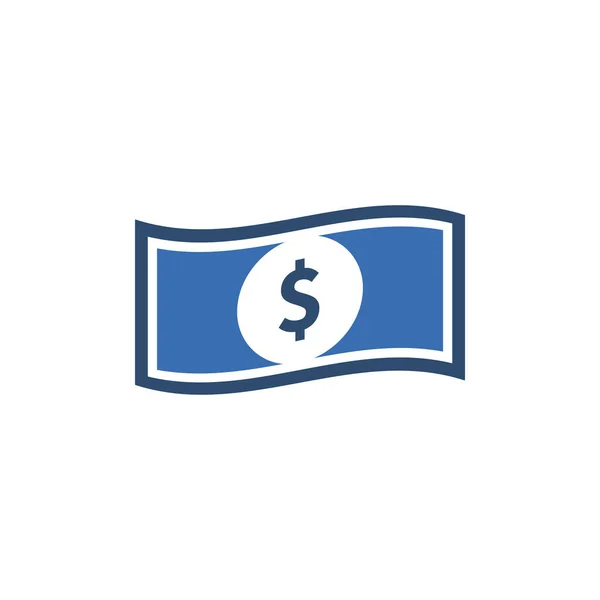 Money Icon Logo Design Template Vector Isolated — Stock Vector