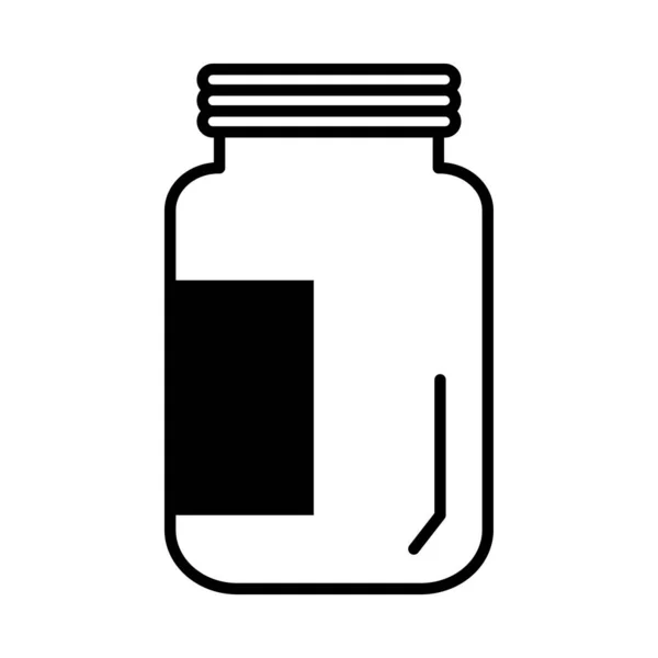 Jar Icon Logo Design Template Vector Symbol — Stock Vector