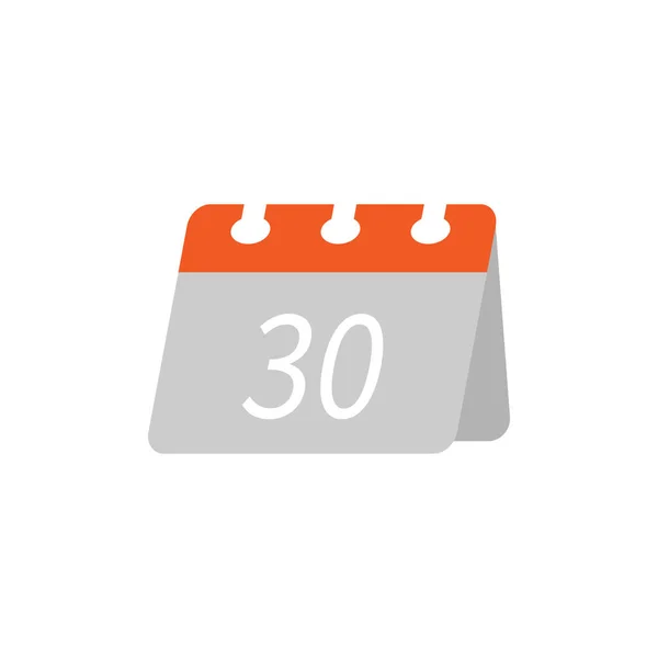 Calendar Icon Design Template Clipart Illustration — Stock Vector