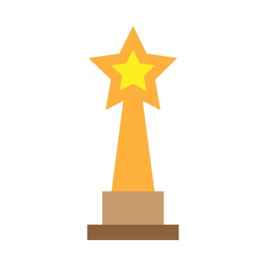 Kupa ikonu tasarım şablonu izole edilmiş illüstrasyon