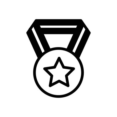 Ödül rozeti tasarımı Clipart vektörü izole illüstrasyonu