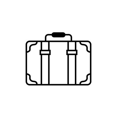 Seyahat valizi el çizimi Clipart illüstrasyonu