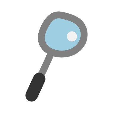 Büyüteç çizilmiş el klitoris çizimi izole edildi